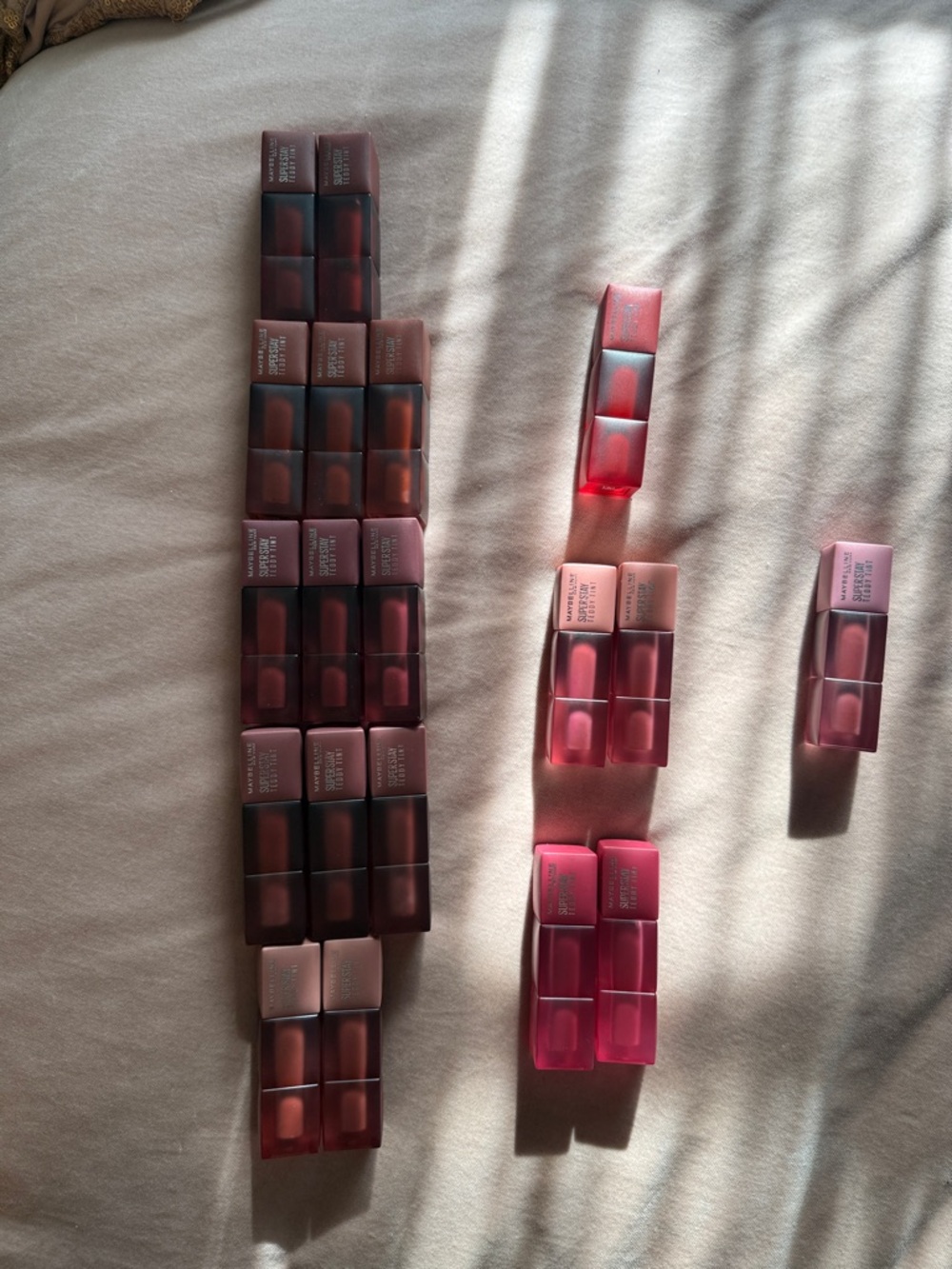 Maybelline Lip Balm & Gloss Variety Pack in Pink, Red, Nude